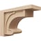 Ekena Millwork 8"W x 24"D x 16"H Classic Alma Rough Cedar Woodgrain TimberThane Corbel, Primed Tan CORUR08X24X16ALMRCPR - alternate 1
